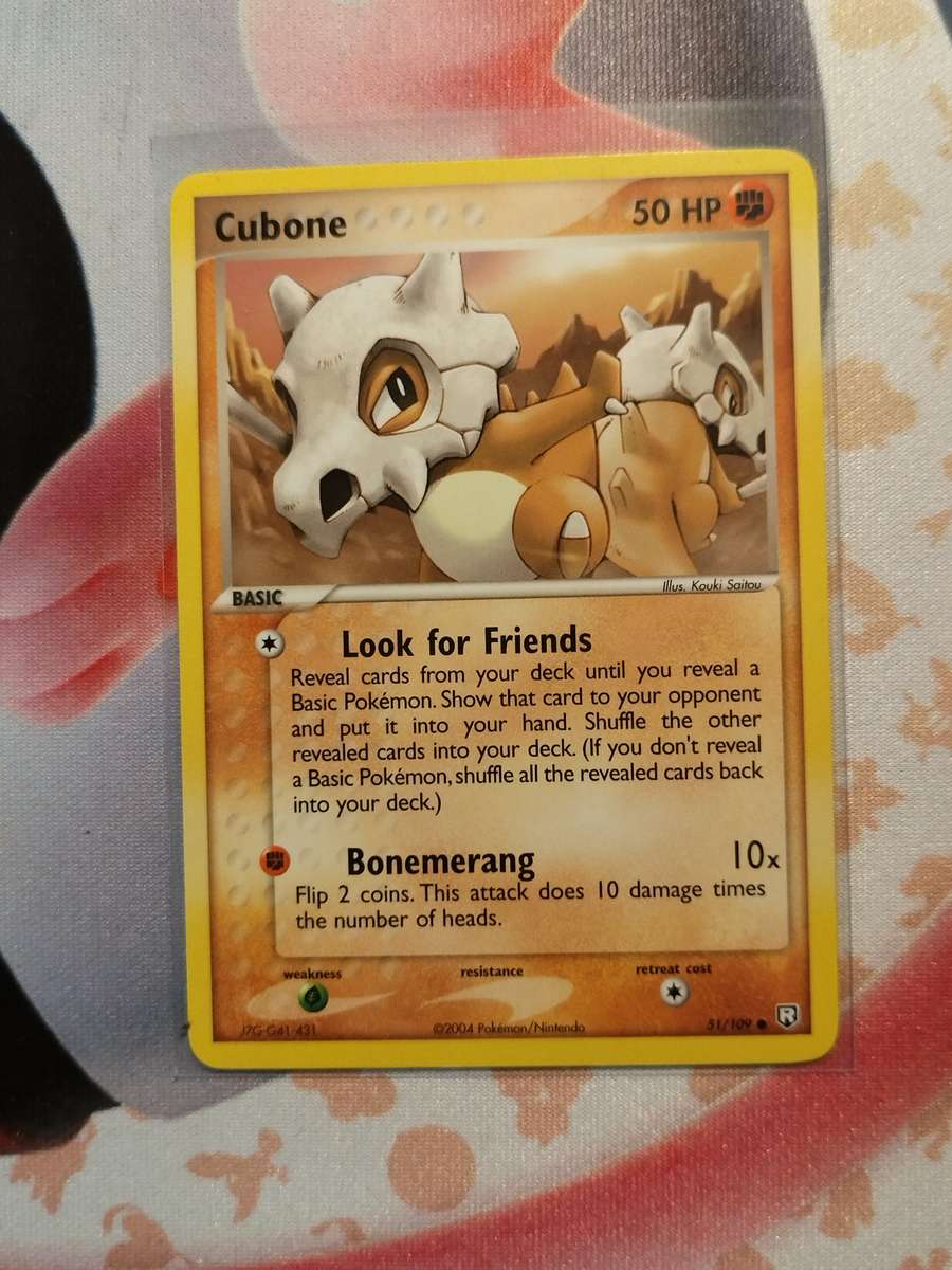 Pokemon Trading Card Game - Cubone #51 Pokemon Team Rocket Returns