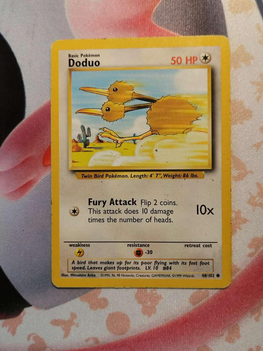Pokemon Trading Card Game - Doduo #48 Pokemon Base Set