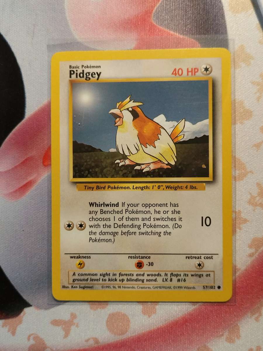 Pokemon Trading Card Game - Pidgey #57 Pokemon Base Set (1)