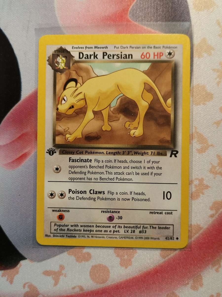 Pokemon Trading Card Game - Dark Persian [1st Edition] #42 Pokemon Team Rocket