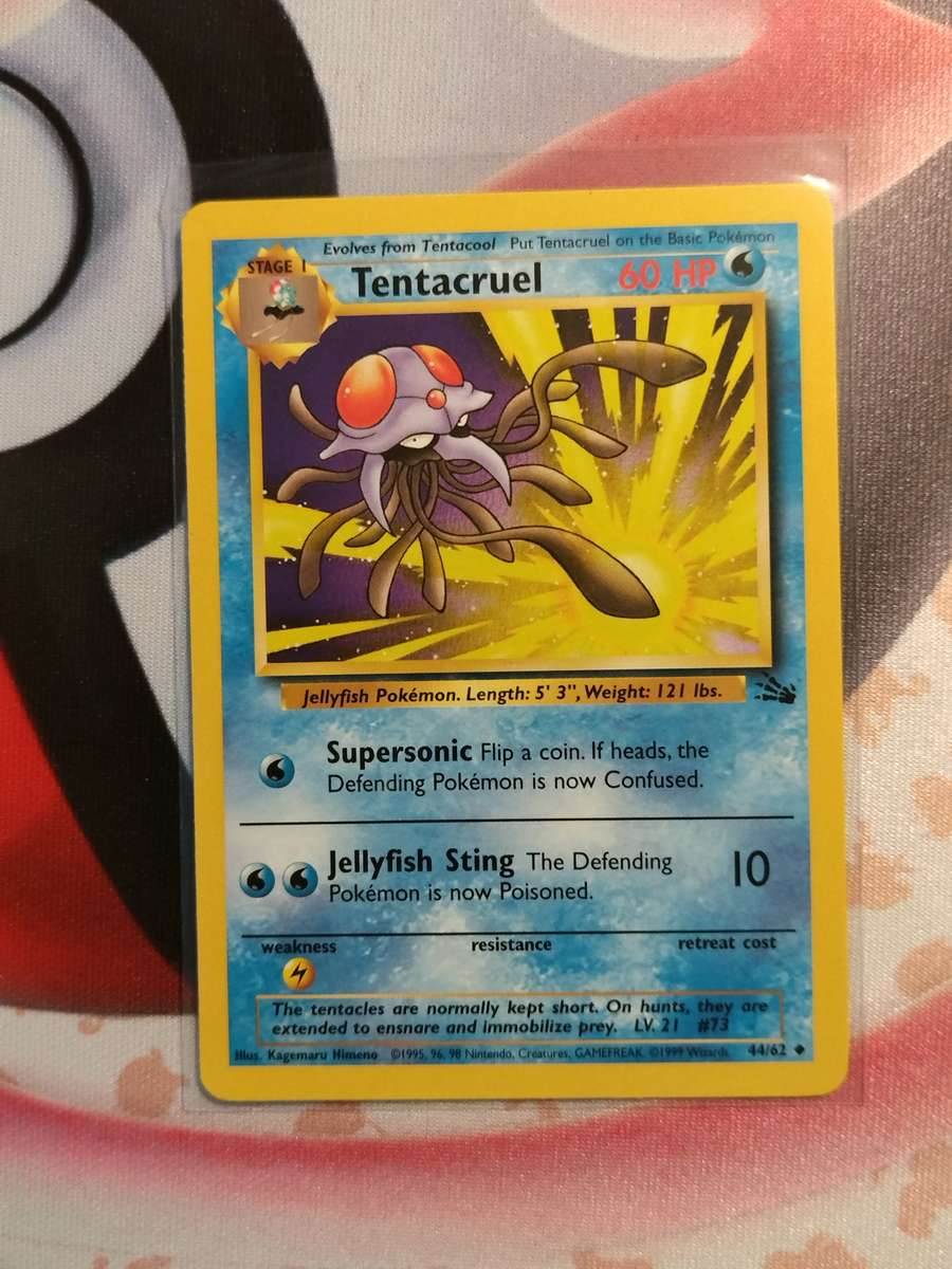 Pokemon Trading Card Game - Tentacruel #44 Pokemon Fossil (1)