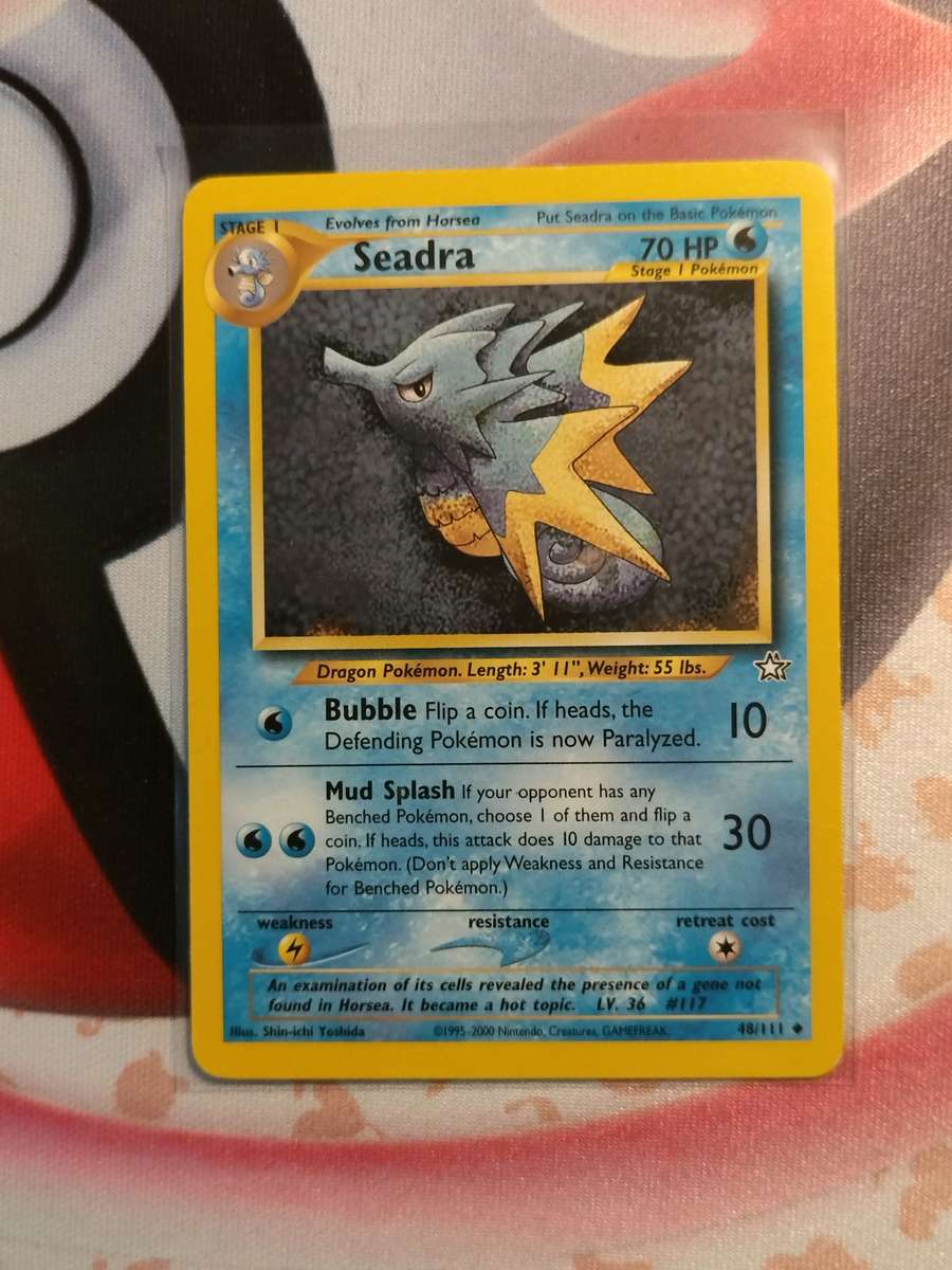 Pokemon Trading Card Game - Seadra #48 Pokemon Neo Genesis