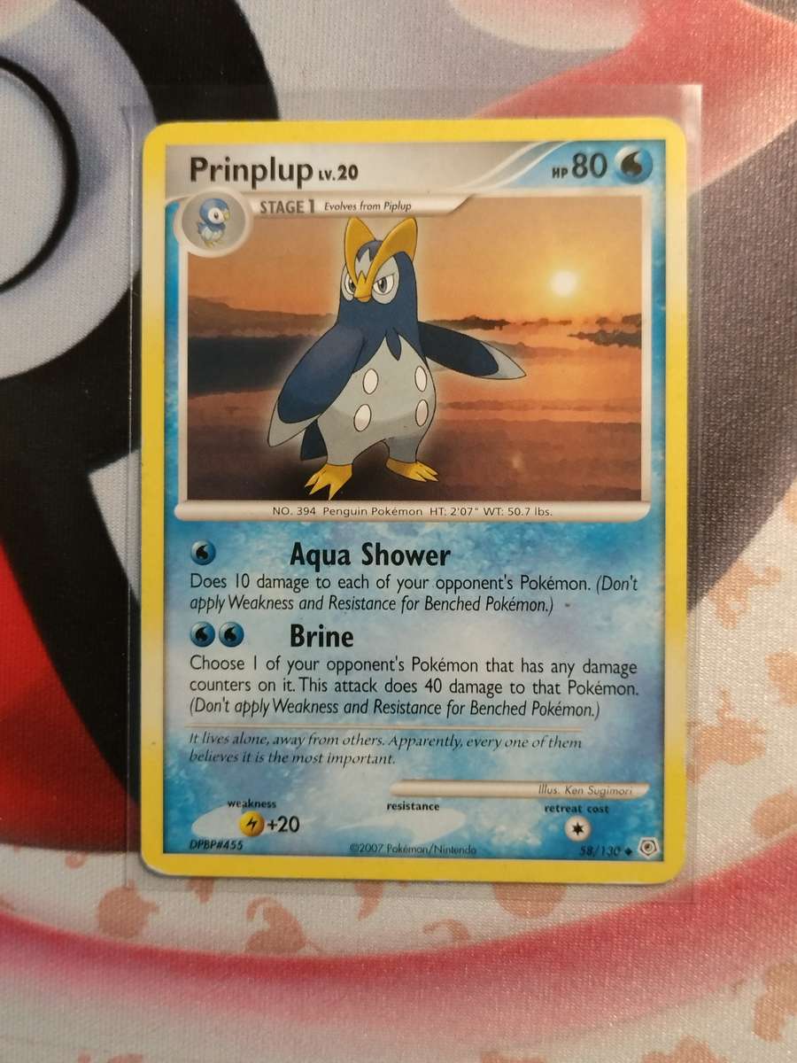 Pokemon Trading Card Game - Prinplup #58 Pokemon Diamond & Pearl