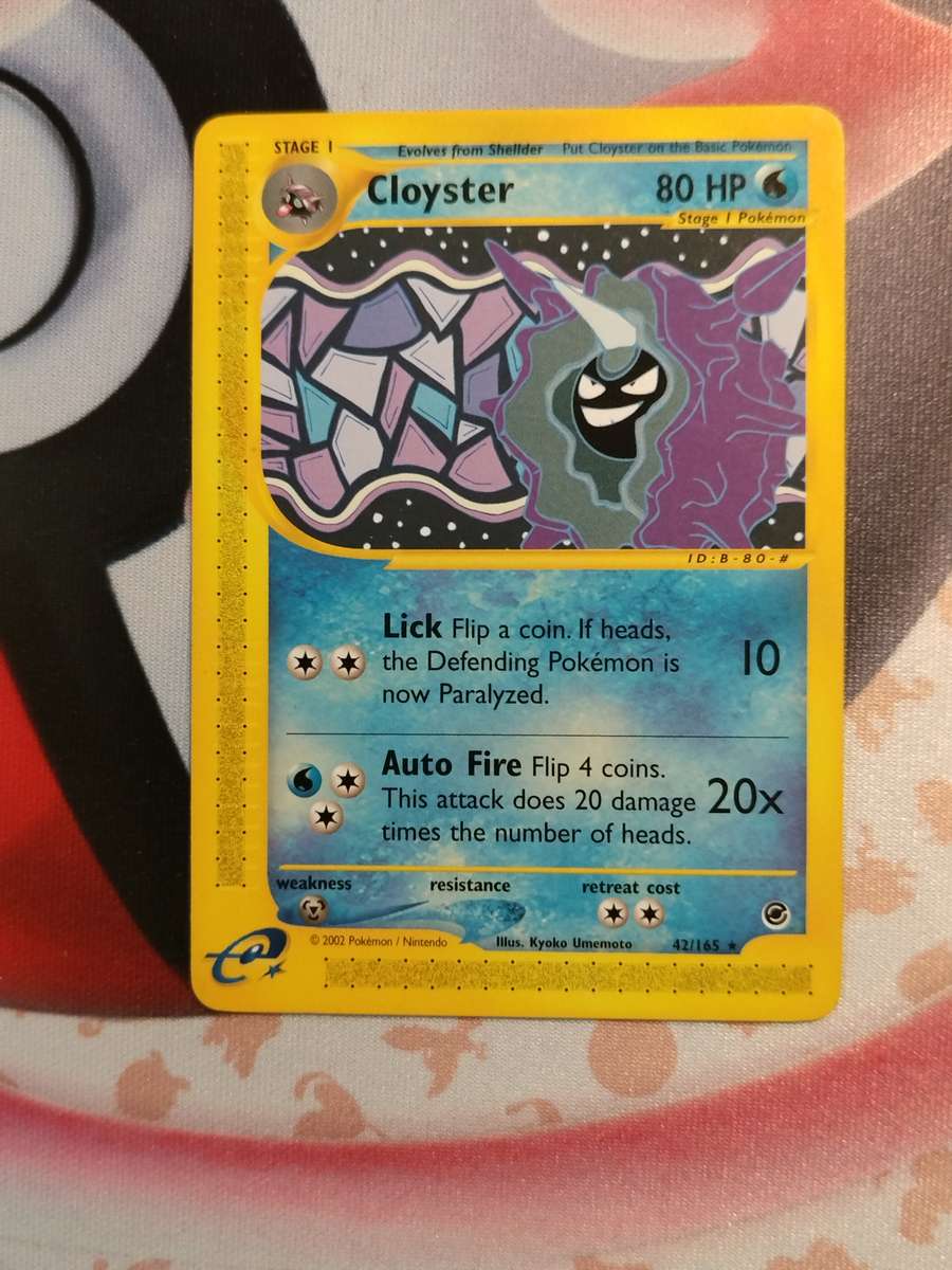 Pokemon Trading Card Game - Cloyster #42 Pokemon Expedition