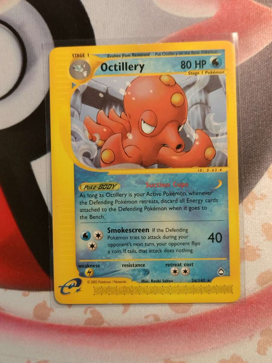 Pokemon Trading Card Game - Octillery #26 Pokemon Aquapolis
