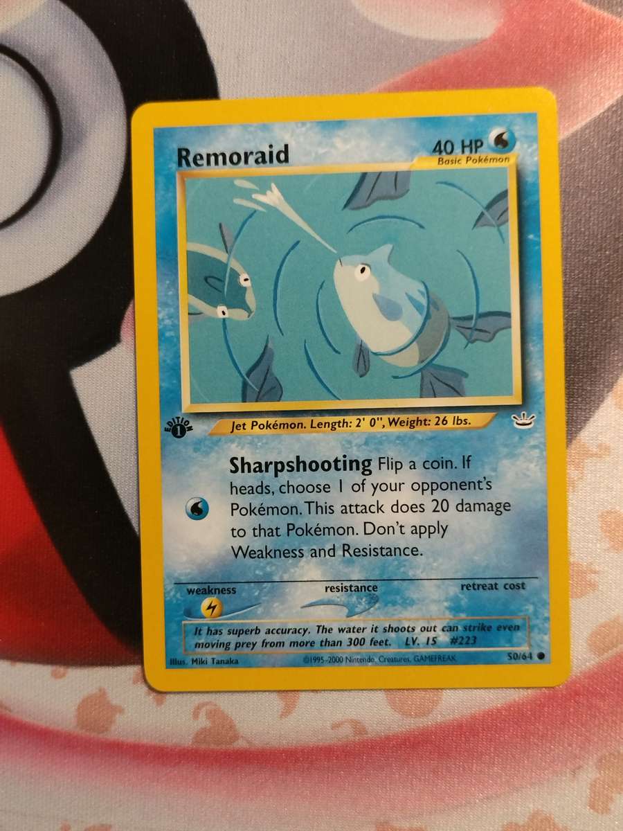 Pokemon Trading Card Game - Remoraid [1st Edition] #50 Pokemon Neo Revelation