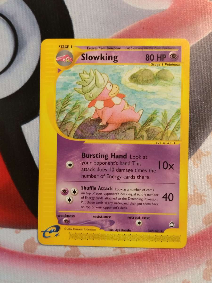 Pokemon Trading Card Game - Slowking #34 Pokemon Aquapolis