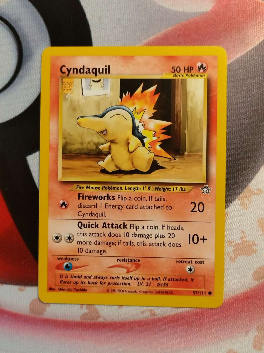 Pokemon Trading Card Game - Cyndaquil #57 Pokemon Neo Genesis (1)