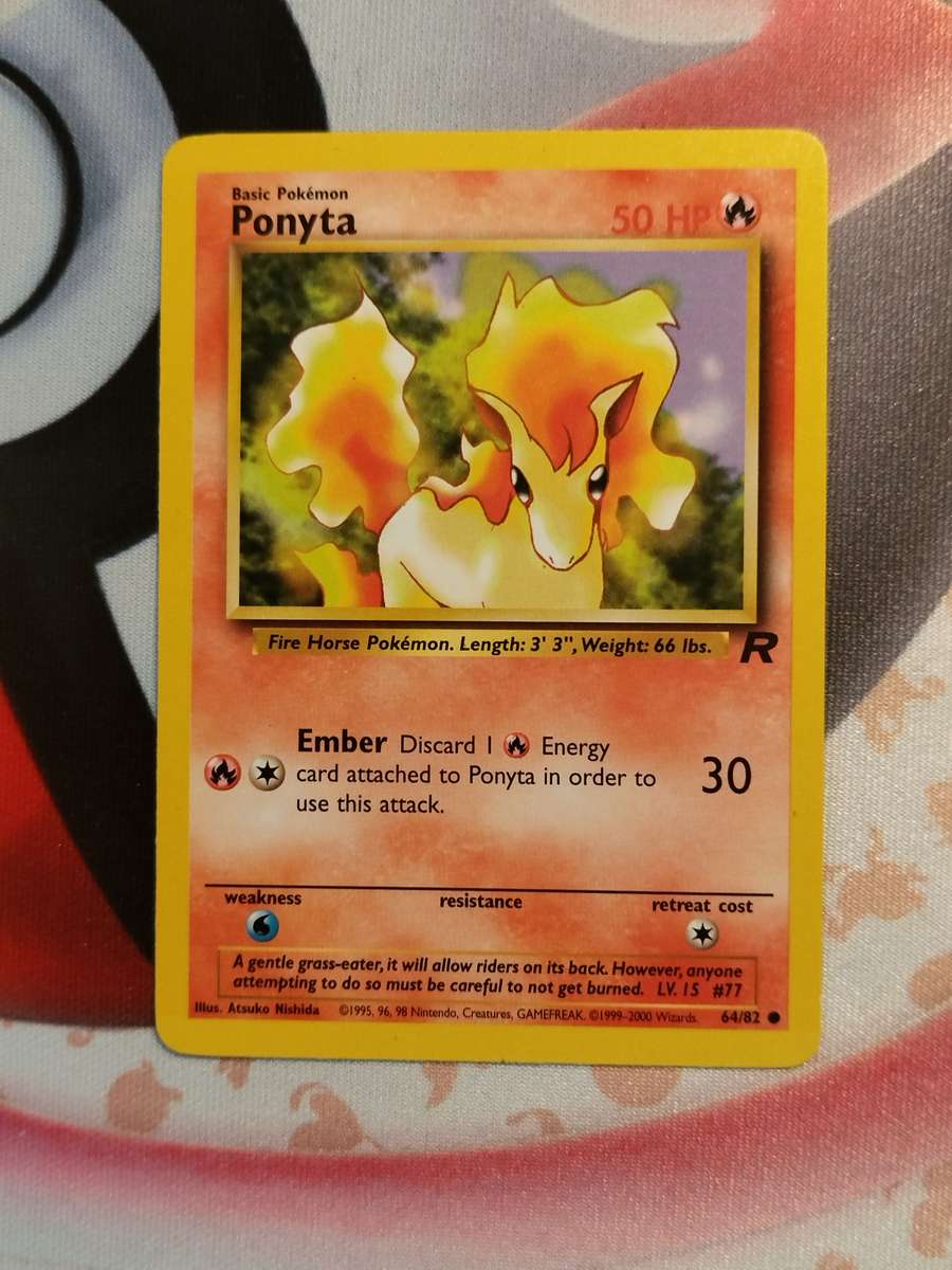 Pokemon Trading Card Game - Ponyta #64 Pokemon Team Rocket
