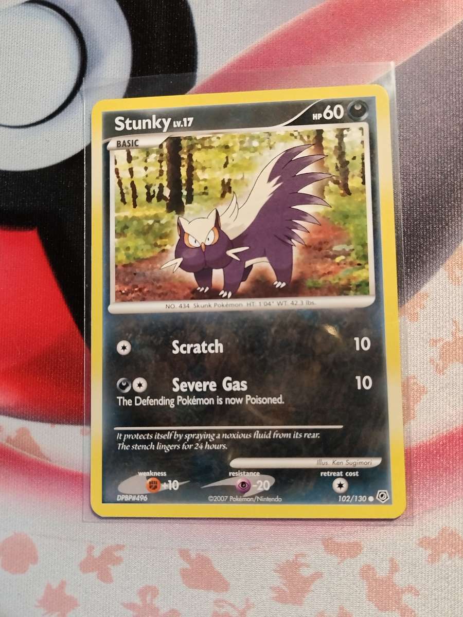 Pokemon Trading Card Game - Stunky #102 Pokemon Diamond & Pearl