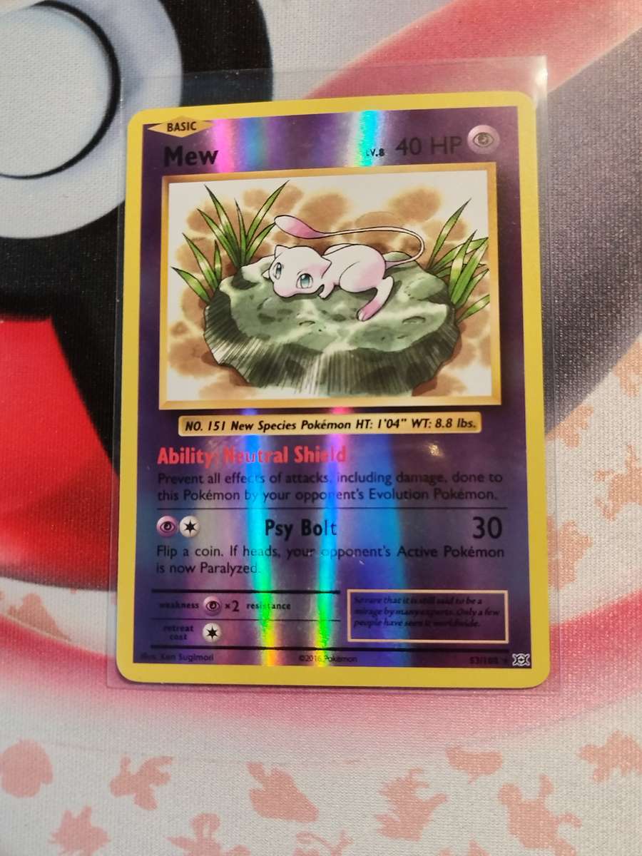 Pokemon Trading Card Game - Mew [Reverse Holo] #53 Pokemon Evolutions