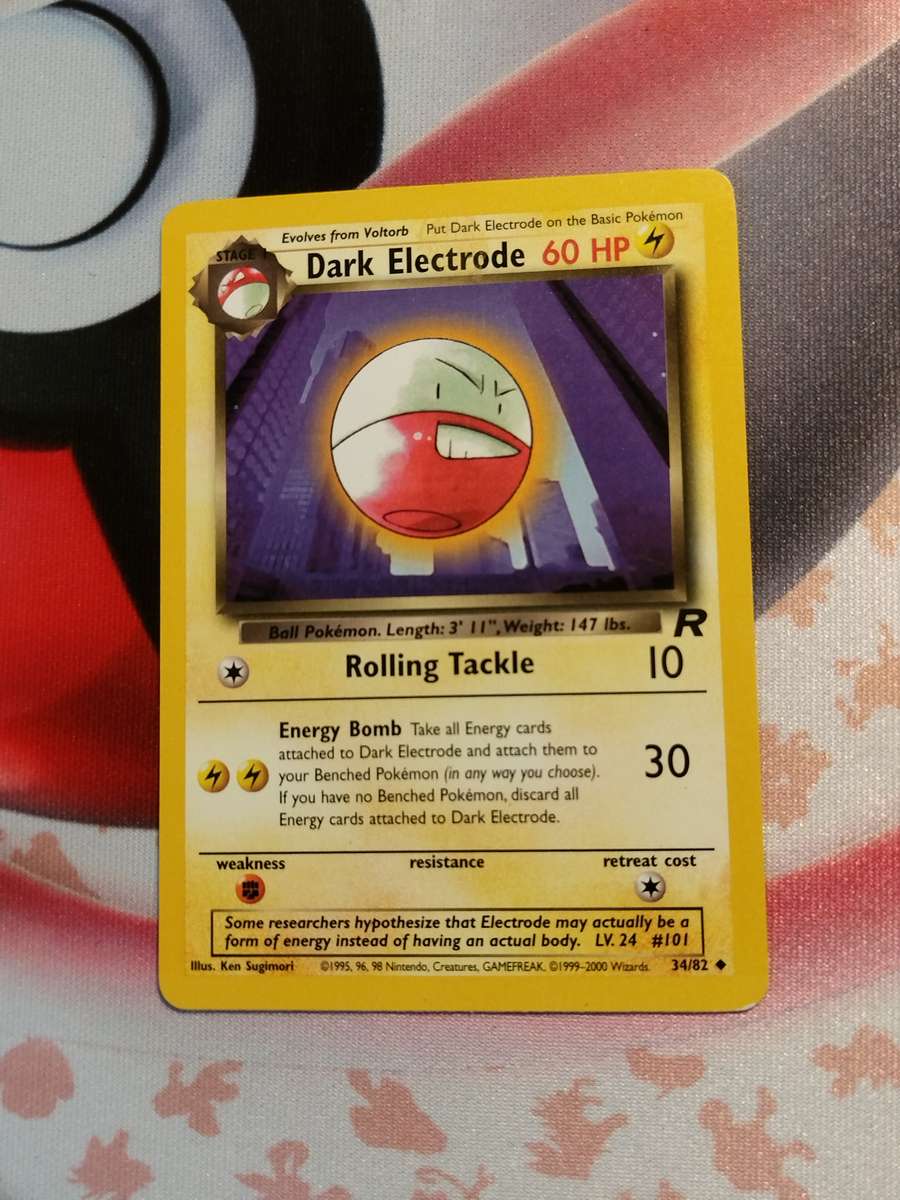 Pokemon Trading Card Game - Dark Electrode #34 Pokemon Team Rocket