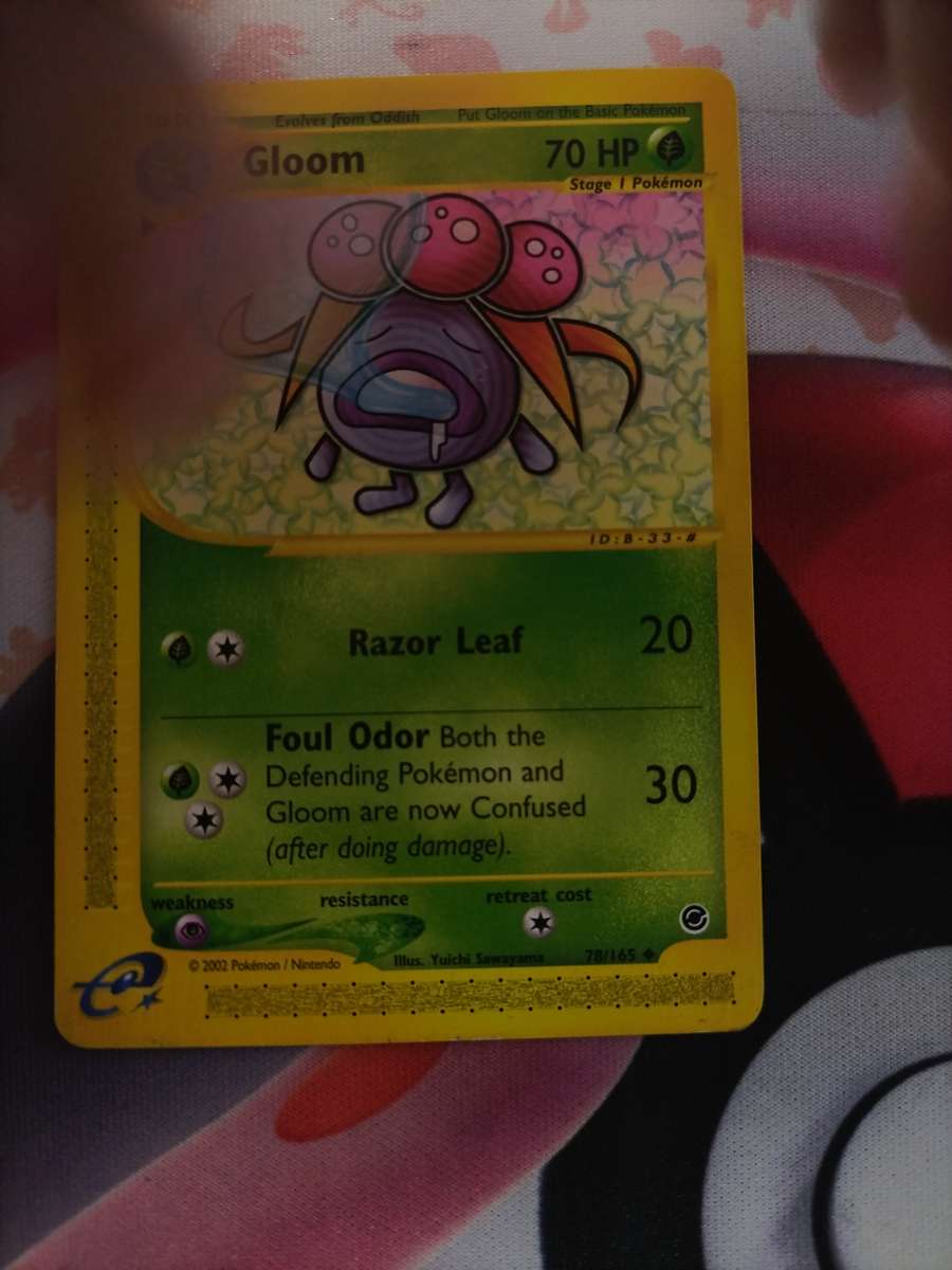 Pokemon Trading Card Game - Gloom #78 Pokemon Expedition