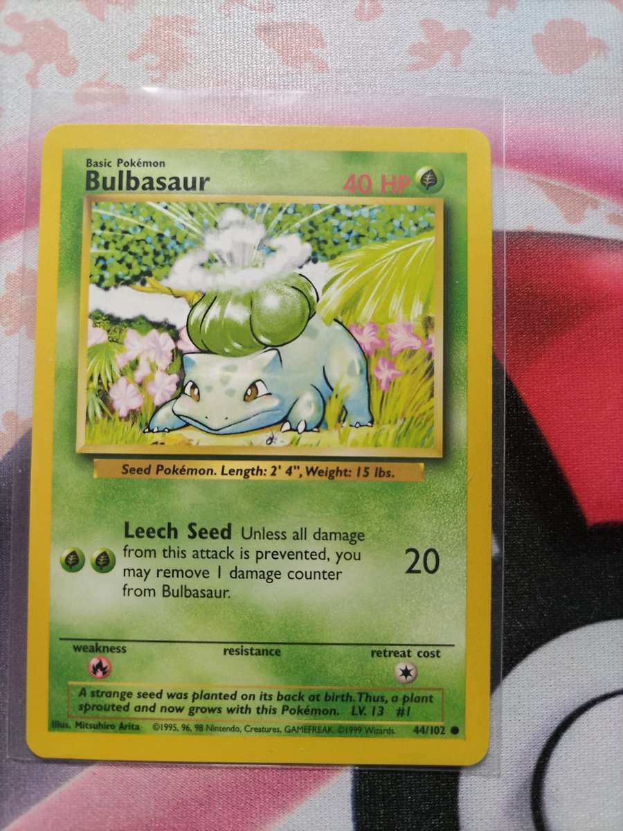 Pokemon Trading Card Game - Bulbasaur #44 Pokemon Base Set - 3