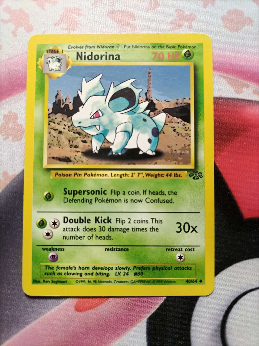 Pokemon Trading Card Game - Nidorina #40 Pokemon Jungle