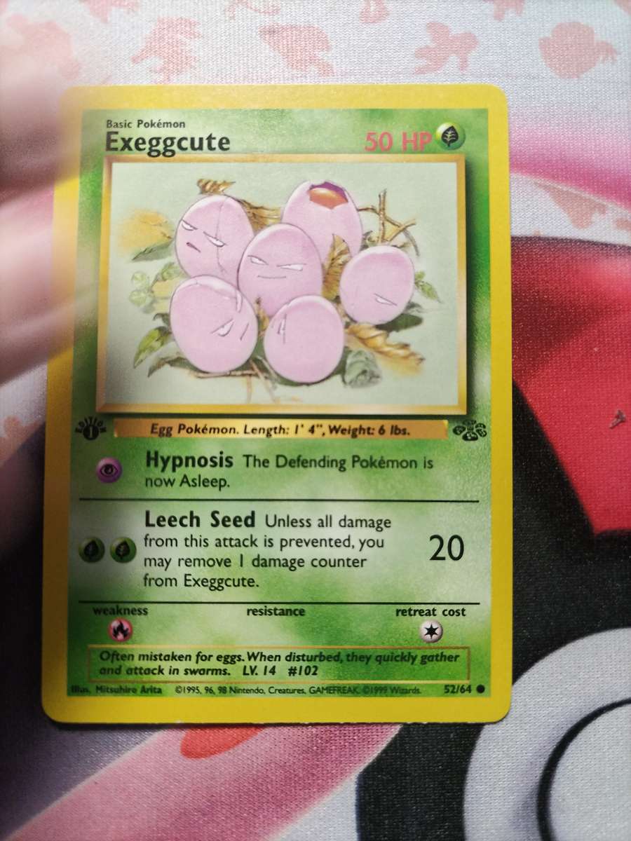 Pokemon Trading Card Game - Exeggcute [1st Edition] #52 Pokemon Jungle