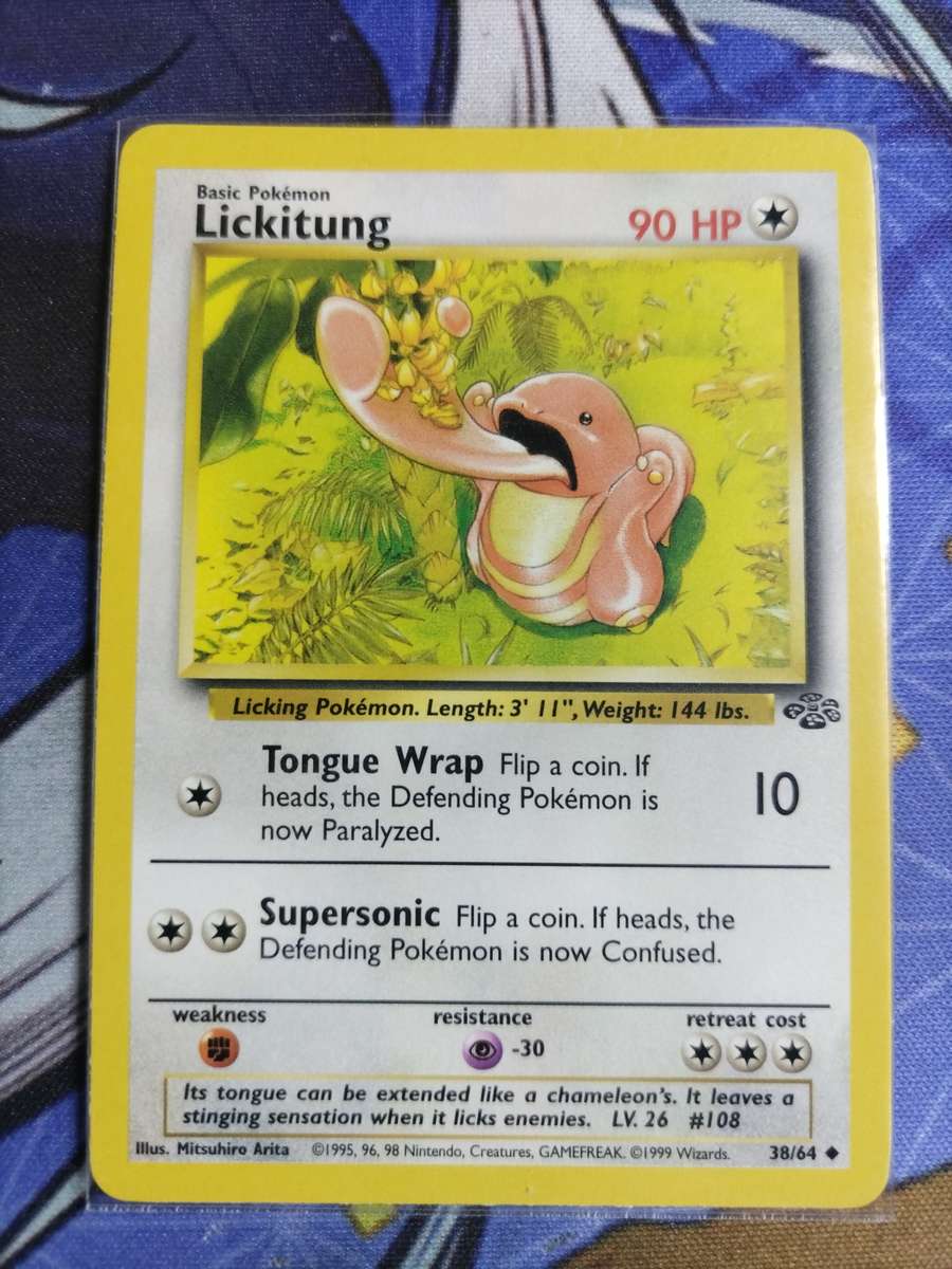 Pokemon Trading Card Game - Lickitung #38 Pokemon Jungle