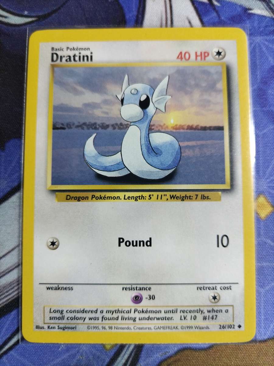 Pokemon Trading Card Game - Dratini #26 Pokemon Base Set