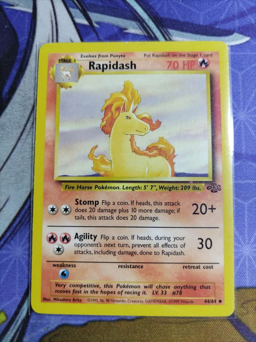 Pokemon Trading Card Game - Rapidash #44 Pokemon Jungle