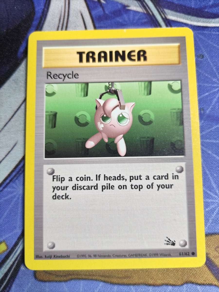 Pokemon Trading Card Game - Recycle #61 Pokemon Fossil