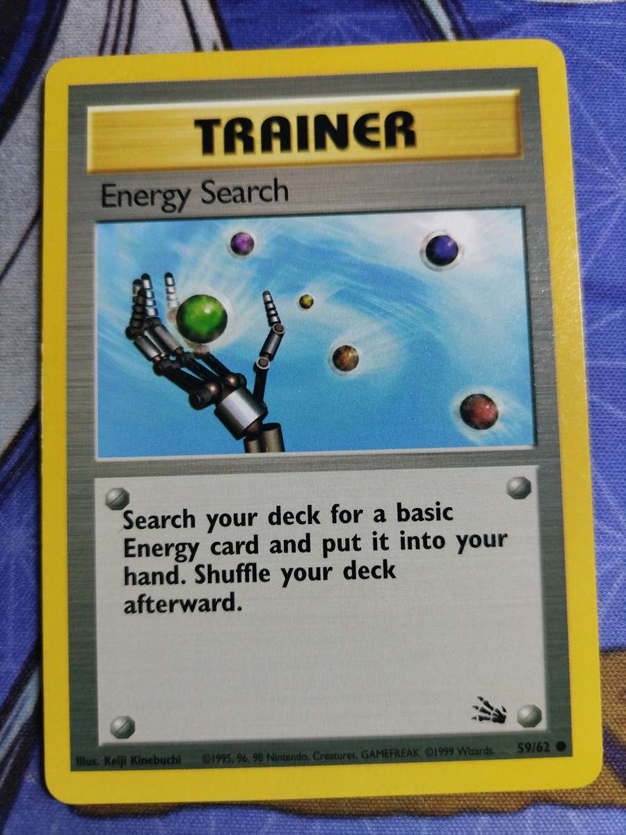 Pokemon Trading Card Game - Energy Search #59 Pokemon Fossil