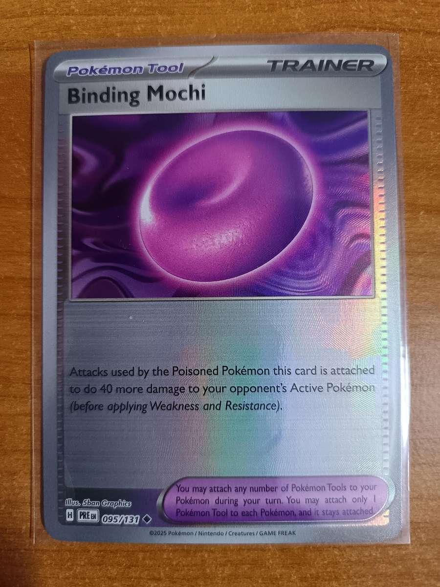 Pokemon Trading Card Game - Binding Mochi (Poke Ball Pattern) - SV: Prismatic Evolutions (PRE)