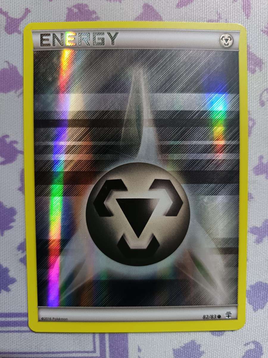 Pokemon Trading Card Game - Metal Energy - 82/83 - Common Reverse Holo Generations - 2016
