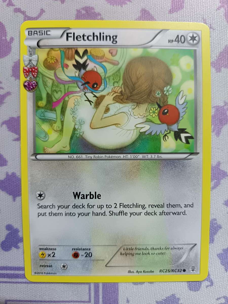 Pokemon Trading Card Game - Fletchling - Generations: Radiant Collection - RC25/RC32 - 2016