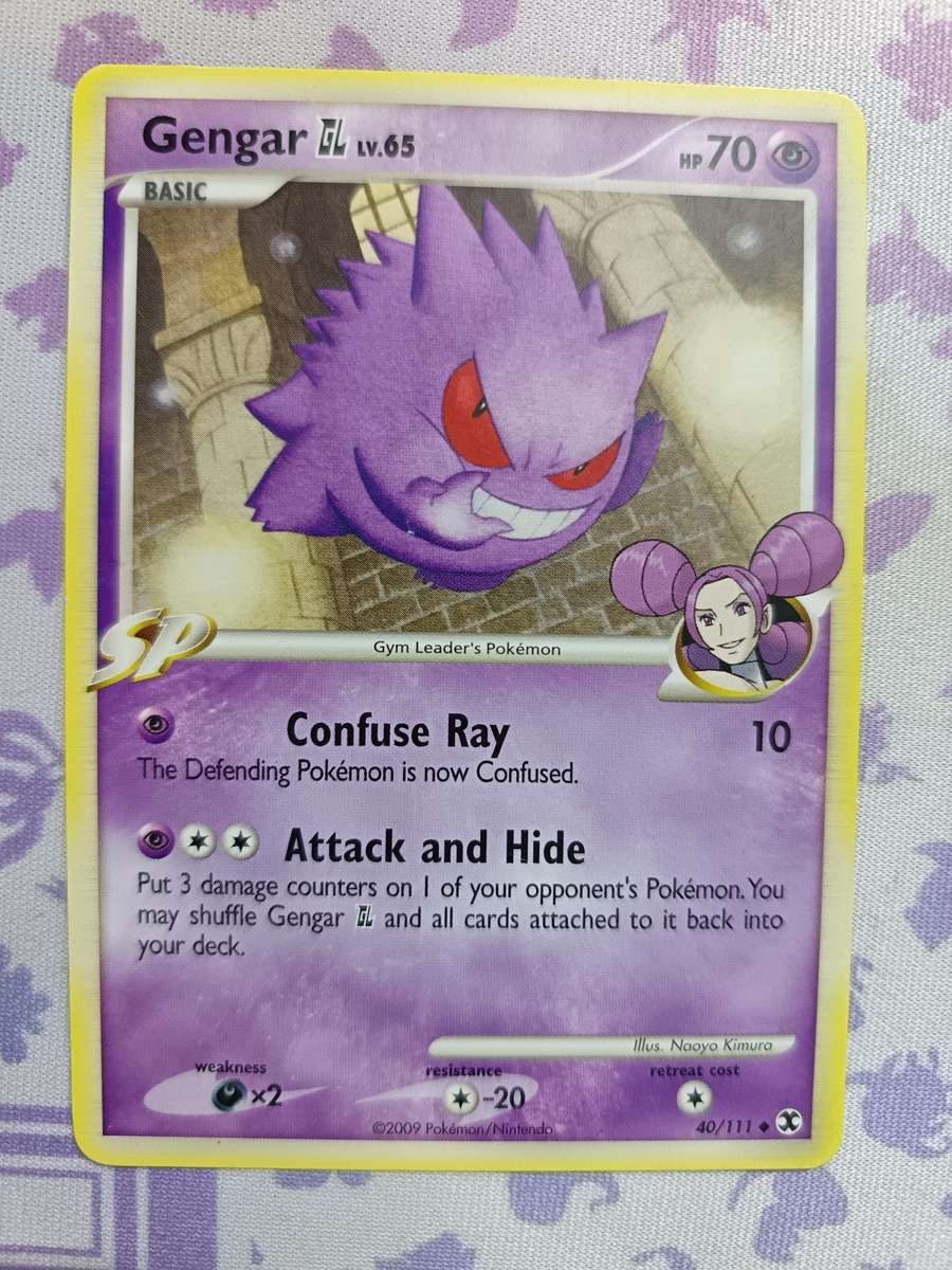 Pokemon Trading Card Game - Gengar GL - 40/111 - Uncommon Platinum: Rising Rivals - 2009