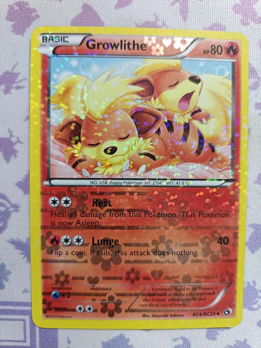 Pokemon Trading Card Game - Growlithe - Legendary Treasures: Radiant Collection - RC4/RC25 - 2013
