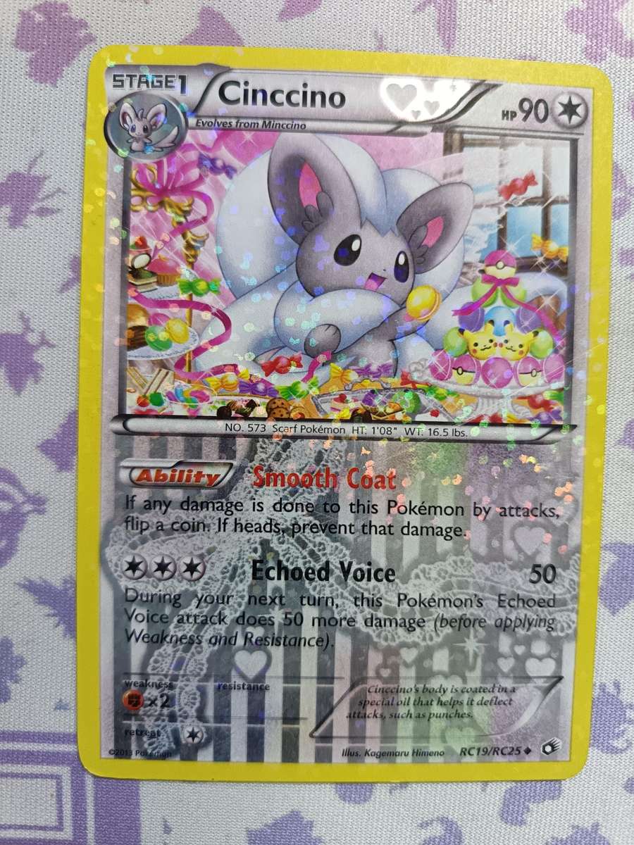 Pokemon Trading Card Game - Cinccino - Legendary Treasures: Radiant Collection - RC19/RC25 - 2013