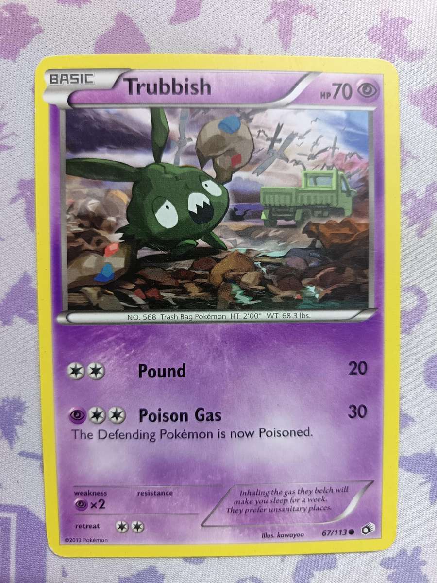 Pokemon Trading Card Game - Trubbish - 67/113 - Common Black & White 11: Legendary Treasures - 2013