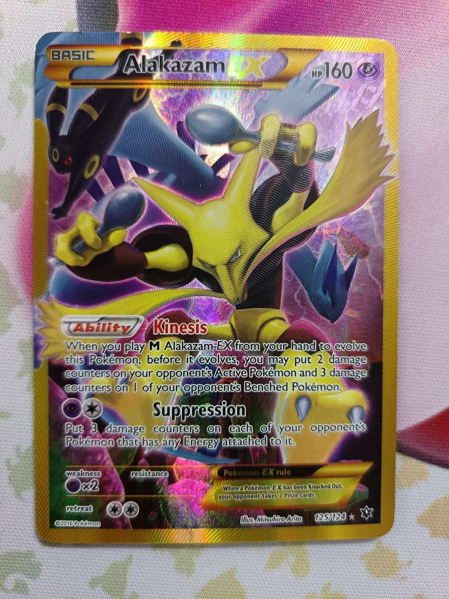 Pokemon Trading Card Game - Alakazam EX #125 Pokemon Fates Collide