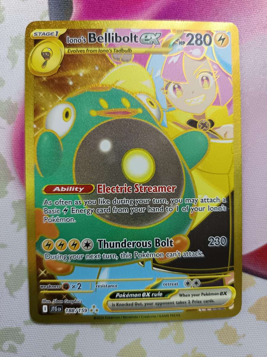 Pokemon Trading Card Game - Iono's Bellibolt ex #188 Pokemon Journey Together