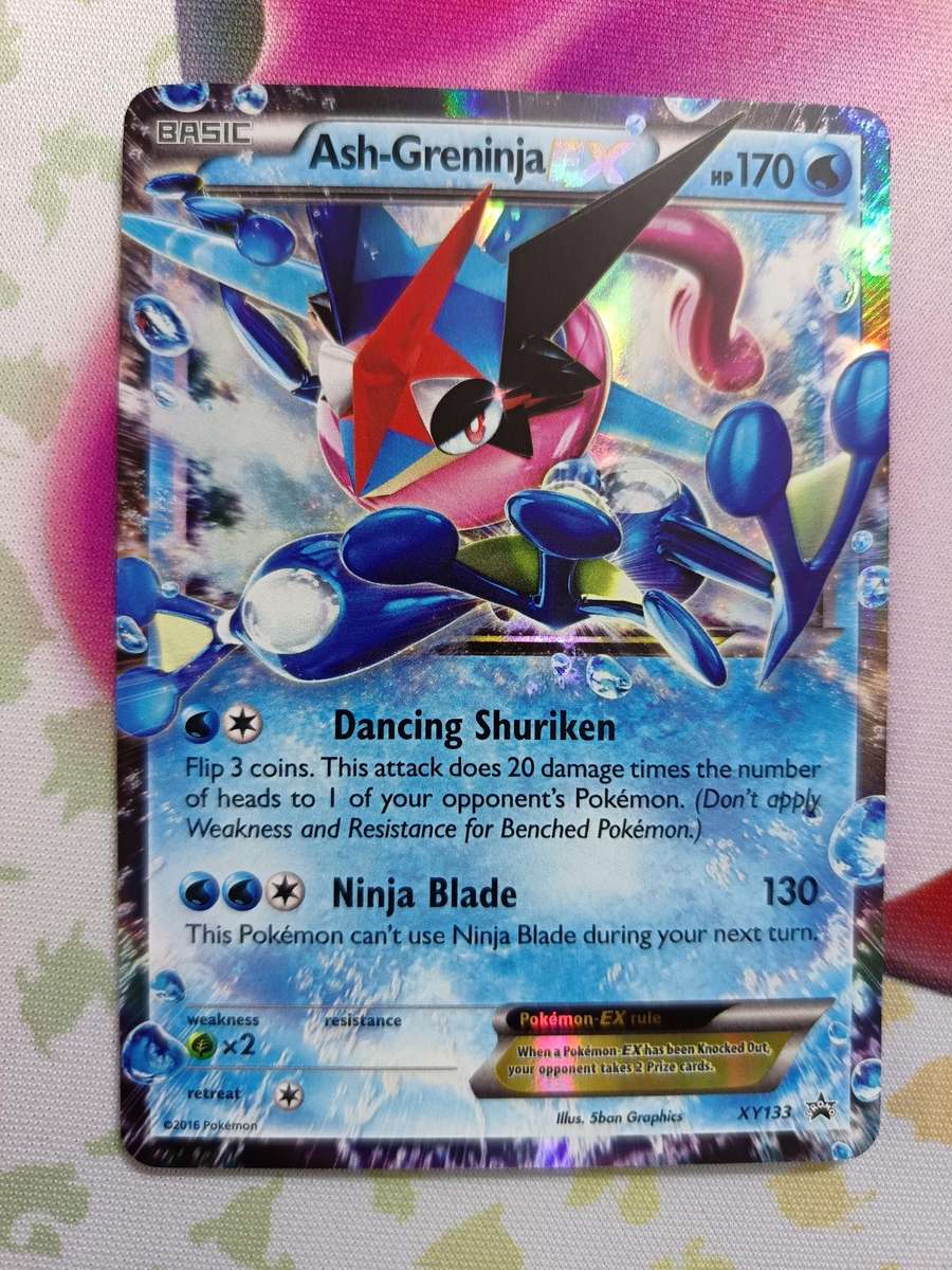 Pokemon Trading Card Game - Ash-Greninja EX #XY133 Pokemon Promo