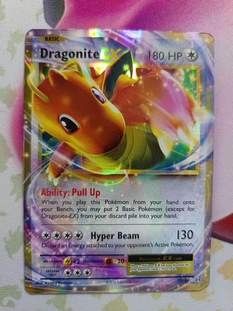 Pokemon Trading Card Game - Dragonite EX #72 Pokemon Evolutions