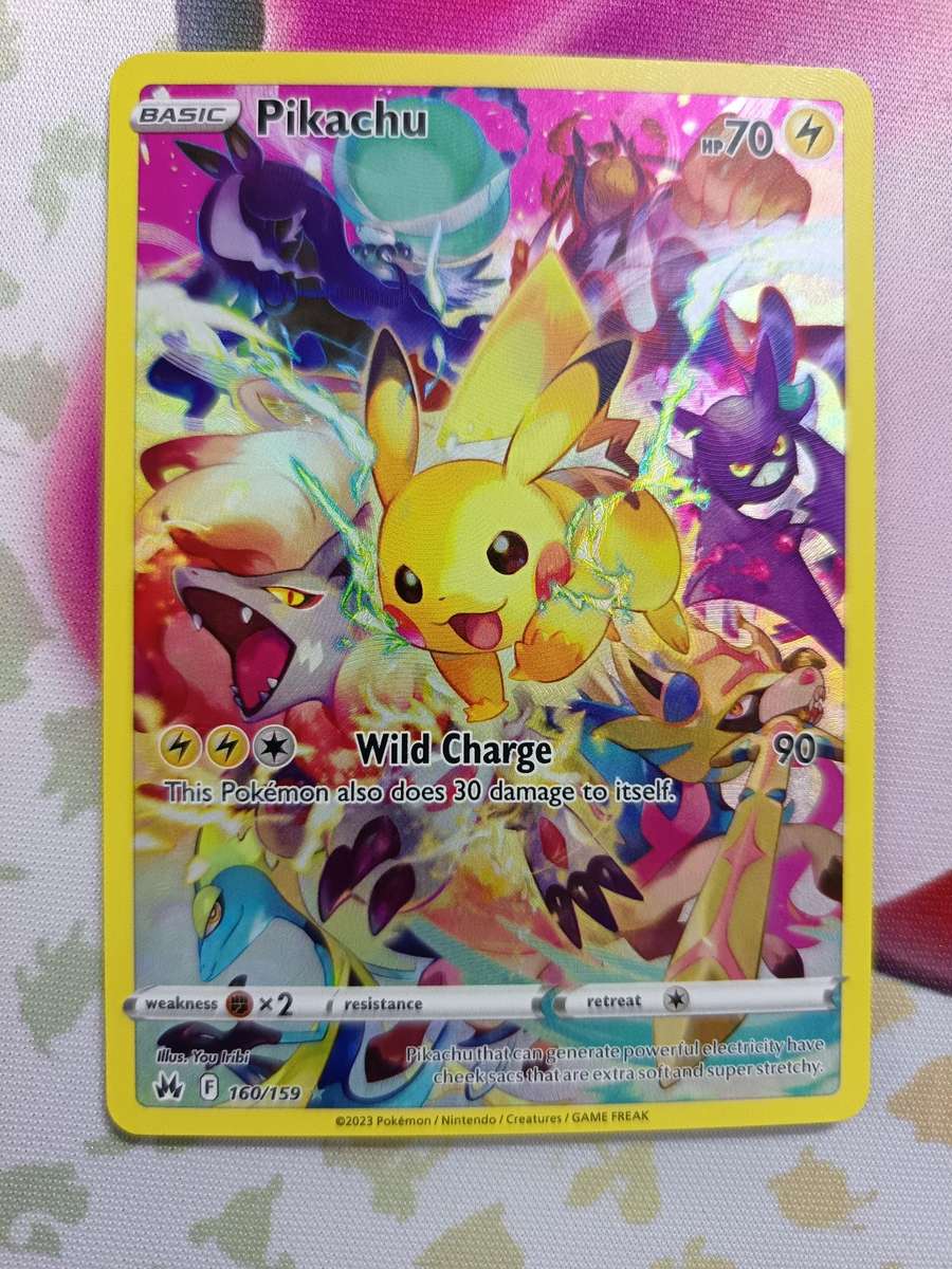 Pokemon Trading Card Game - Pikachu #160 Pokemon Crown Zenith