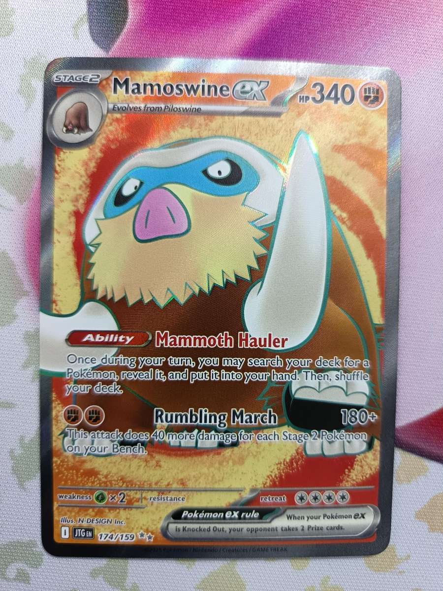Pokemon Trading Card Game - Mamoswine ex #174 Pokemon Journey Together