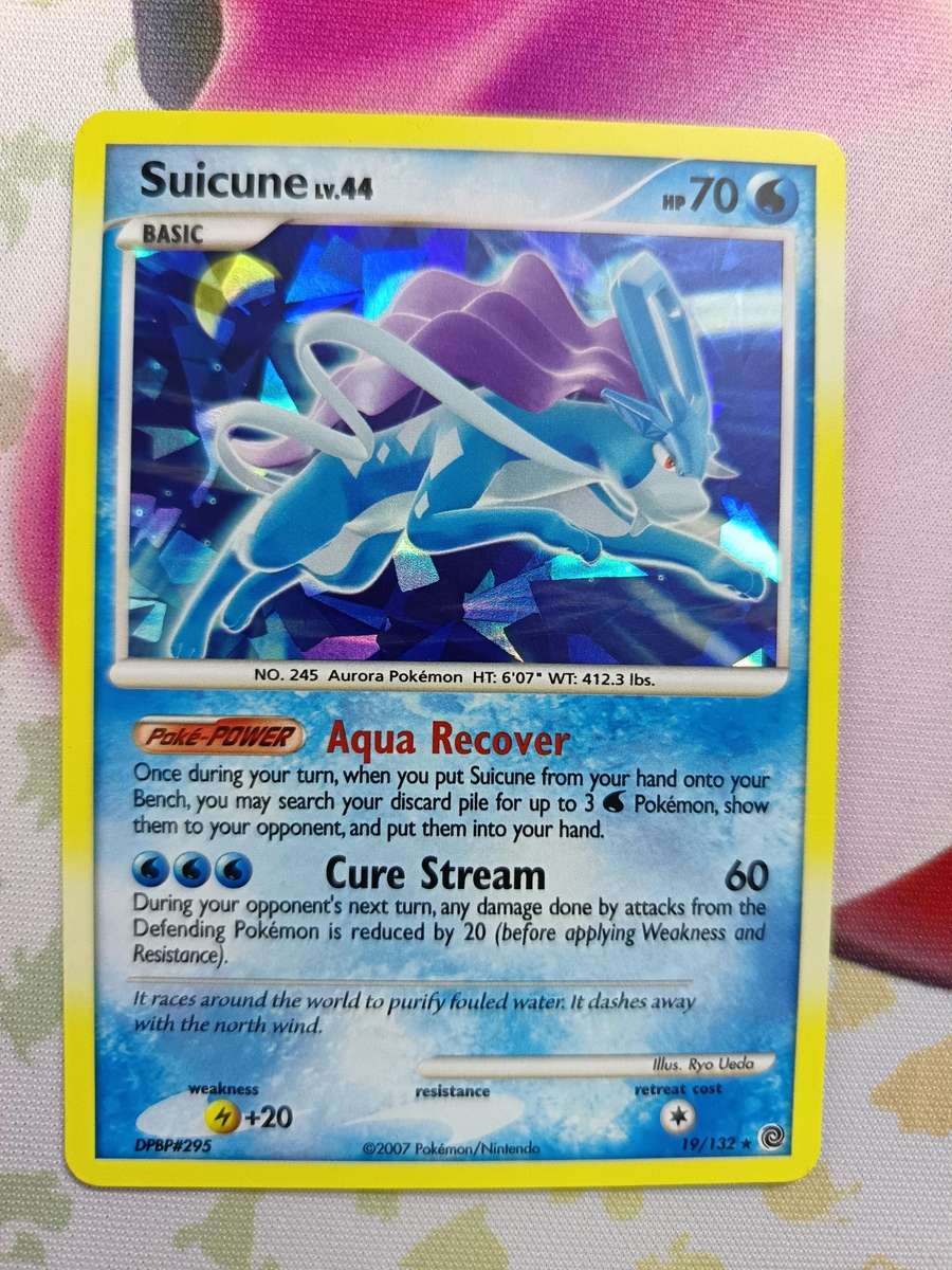 Pokemon Trading Card Game - Suicune [Cracked Ice] #19 Pokemon Secret Wonders - 2007
