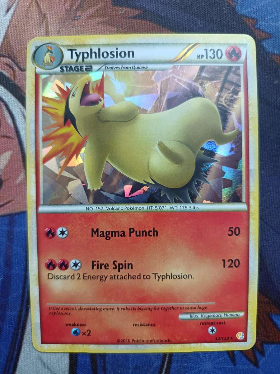 Pokemon Trading Card Game - Typhlosion [Cracked Ice] #32 Pokemon HeartGold & SoulSilver