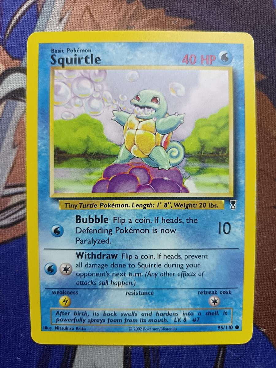 Pokemon Trading Card Game - Squirtle #95 Pokemon Legendary Collection - Vintage