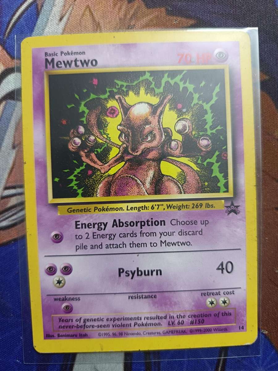 Pokemon Trading Card Game - Mewtwo #14 Pokemon Promo - Vintage