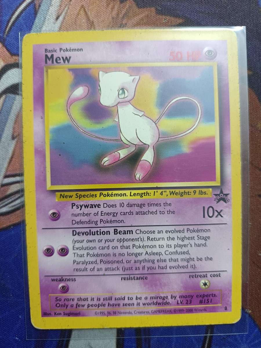 Pokemon Trading Card Game - Mew #8 Pokemon Promo - Vintage