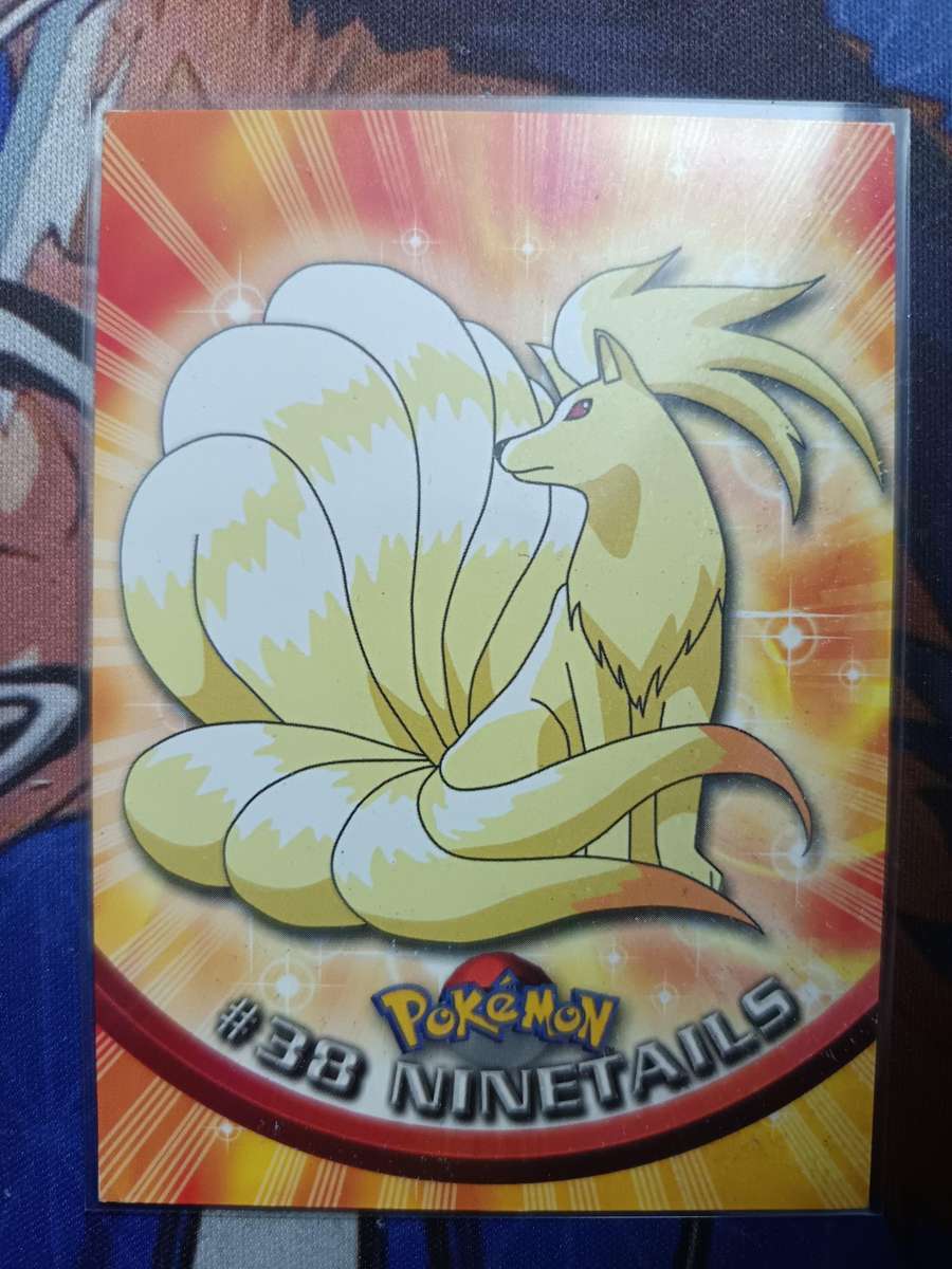 Pokemon Trading Card Game - Ninetails #38 Pokemon 1999 Topps TV  - Vintage