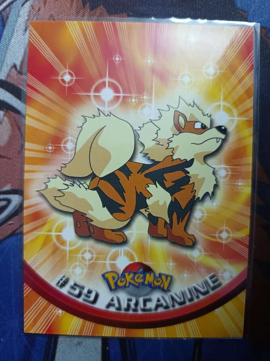 Pokemon Trading Card Game - Arcanine #59 Pokemon 1999 Topps TV  - Vintage