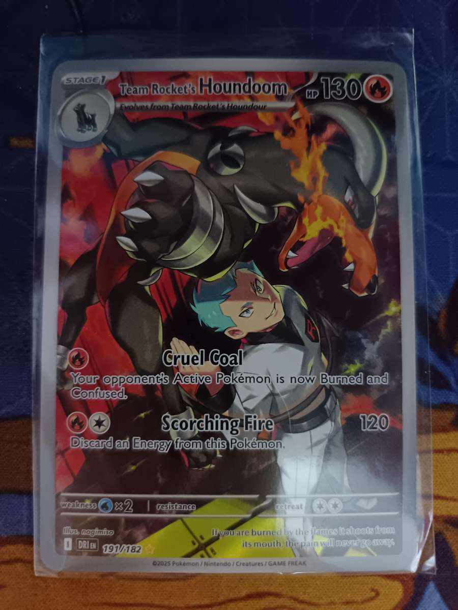Pokemon Trading Card Game - Team Rocket's Houndoom - 191/182 - SV10: Destined Rivals (DRI)