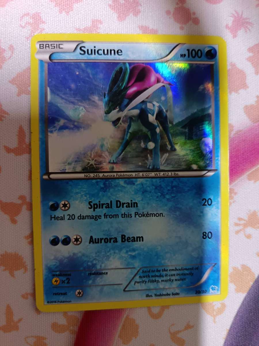 Pokemon Trading Card Game - Suicune #30 Pokemon Pikachu Libre & Suicune