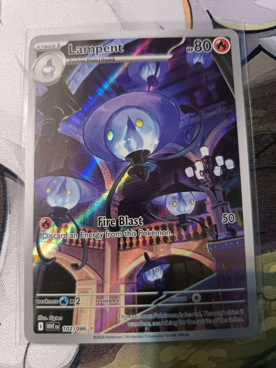 Pokemon Trading Card Game - Lampent - 102/086 - SV: White Flare (WHT)