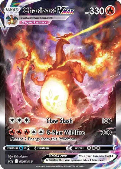 Pokemon Trading Card Game - Charizard VMAX Sword & Shield Promo Promo SWSH261