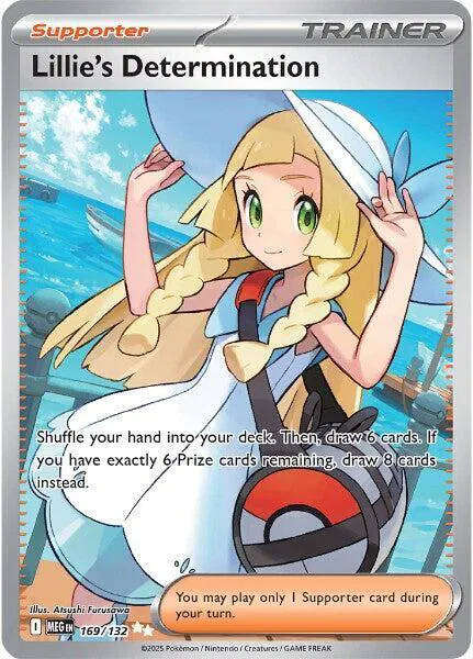 Pokemon Trading Card Game - Lillie's Determination Mega Evolution Ultra Rare 169/132